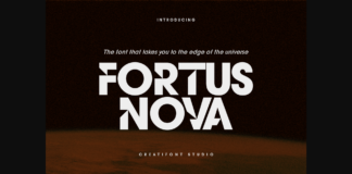 Fortusnova Font Poster 1