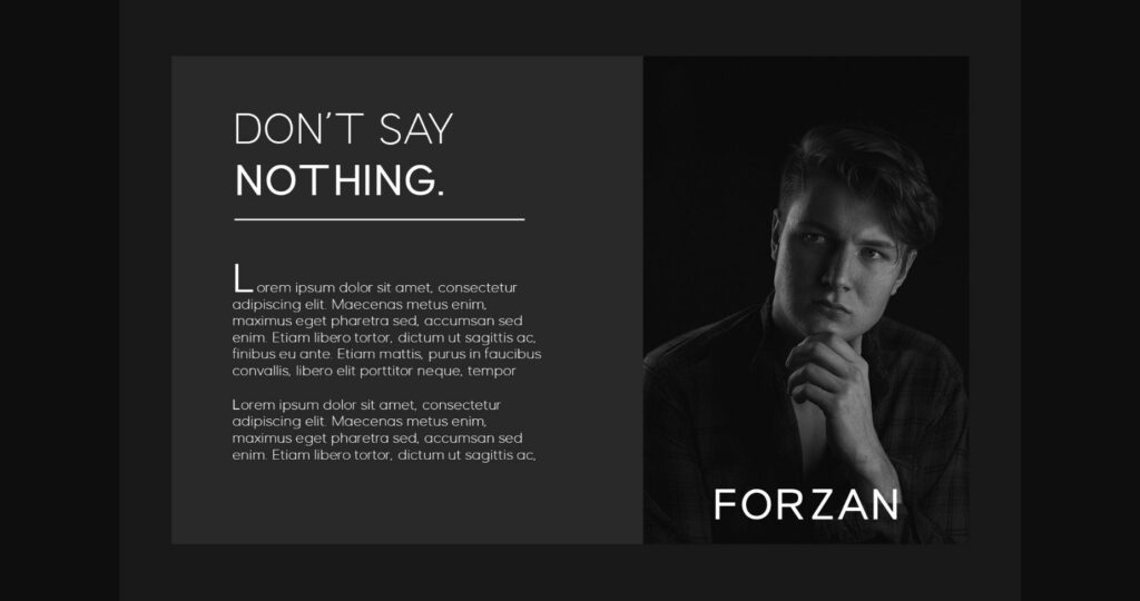 Forzan Font Poster 4