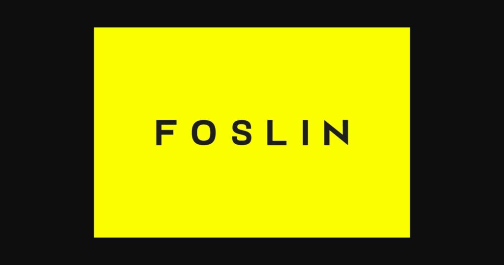 Foslin Font Poster 1