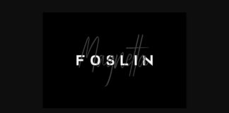 Foslin & Magnetta Font Poster 1