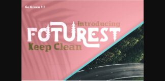 Foturest Font Poster 1