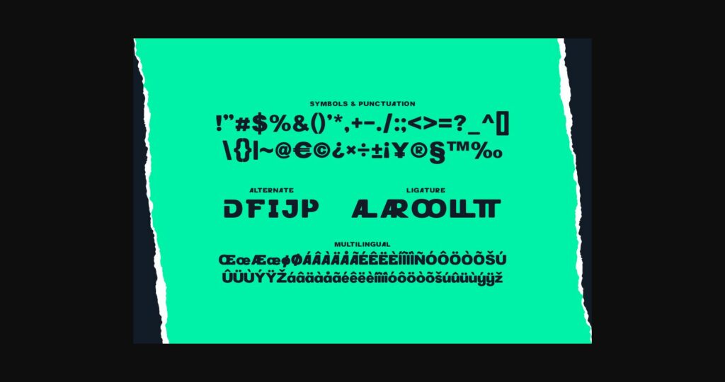 Fouiroll Font Poster 5