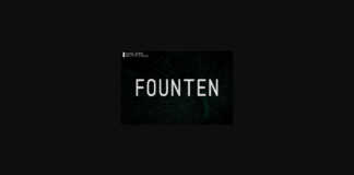 Founten Font Poster 1