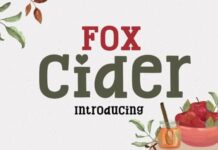 Fox Cider Fonts