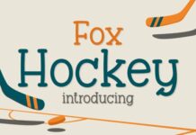 Fox Hockey Fonts