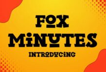 Fox Minutes Font