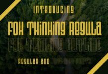 Fox Thinking Font