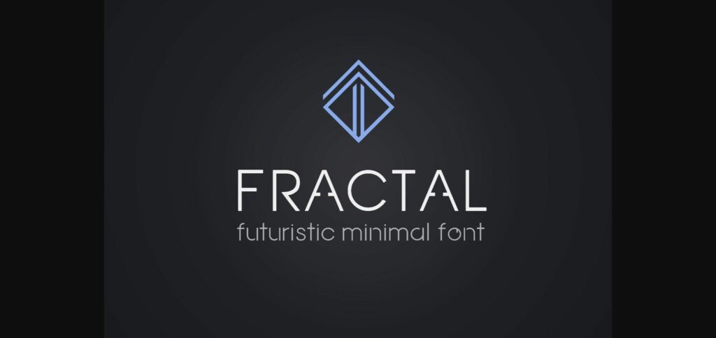 Fractal Font Poster 3