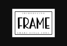 Frame Font Poster 1