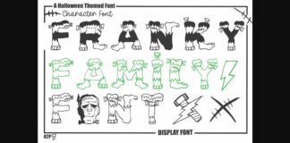 Franky Font Poster 1