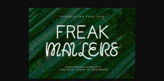 Freak Mailers Font Poster 1