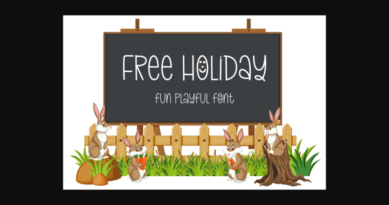 Free Holiday Font Poster 3