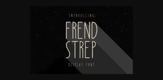 Frend Strep Font Poster 1