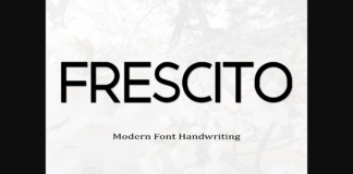 Frescito Font Poster 1