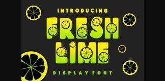 Fresh Lime Font Poster 1