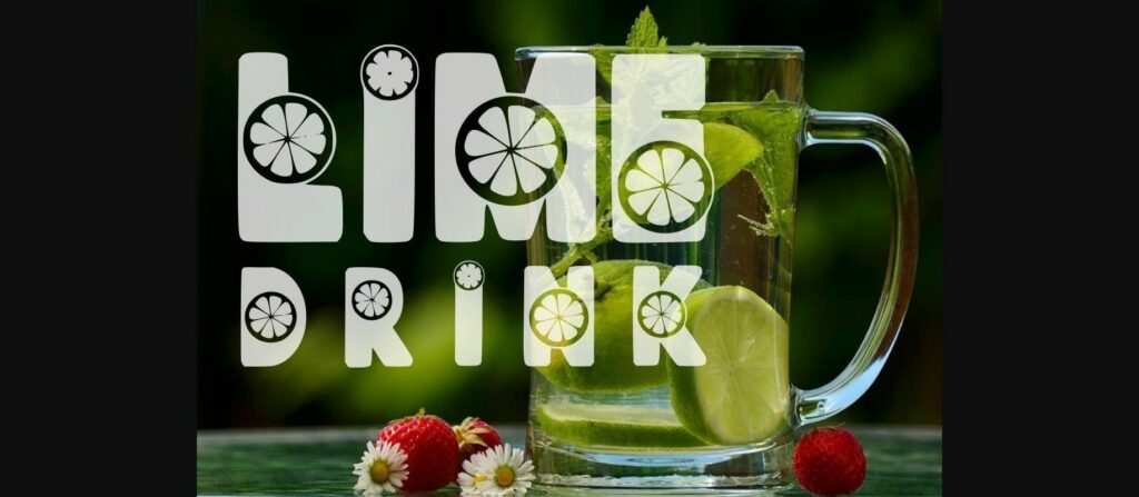 Fresh Lime Font Poster 6