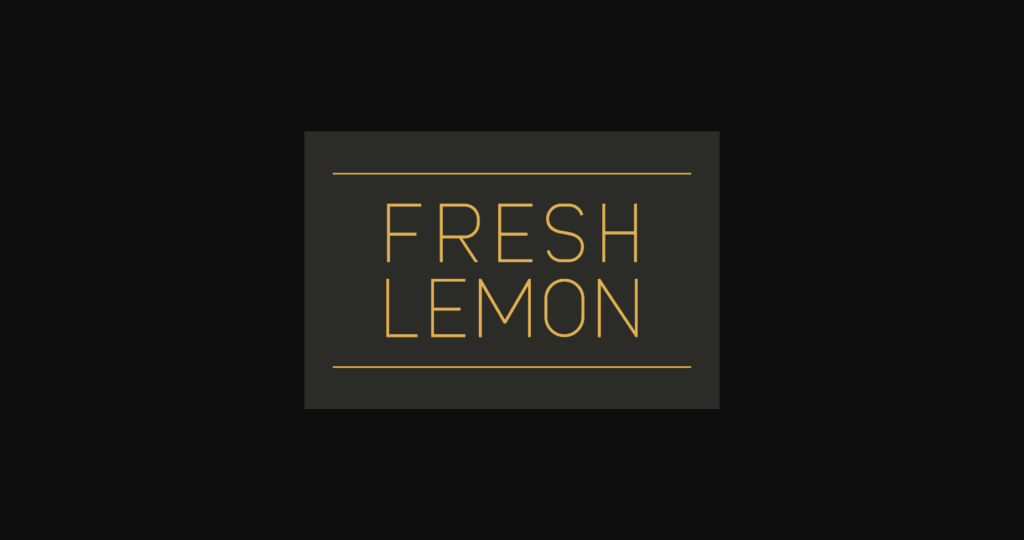 Fresh Lemon Font Poster 3