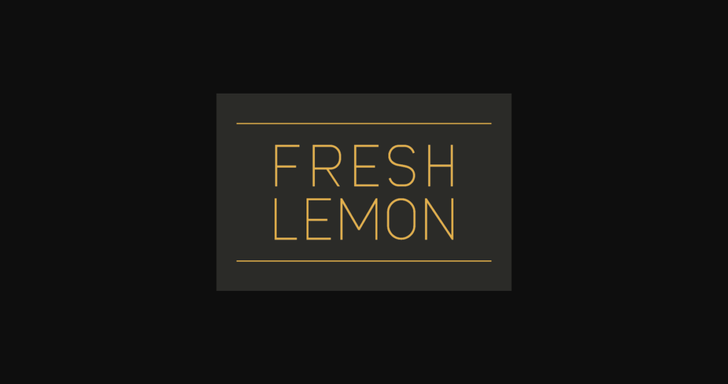 Fresh Lemon Font Poster 1