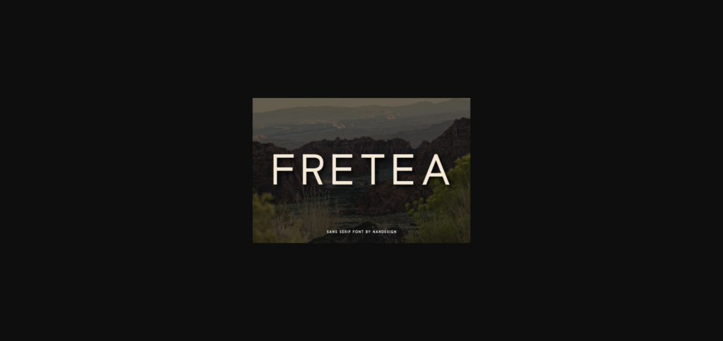 Fretea Font Poster 3