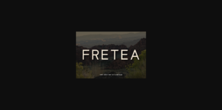 Fretea Font Poster 1