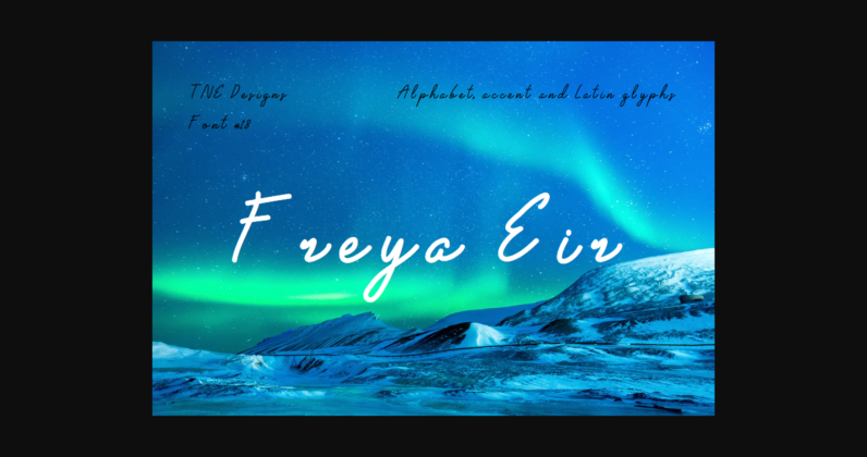 Freya Eir Font Poster 3