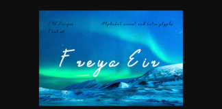 Freya Eir Font Poster 1