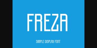 Freza Font Poster 1