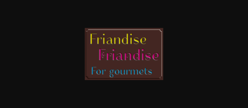 Friandise Font Poster 3