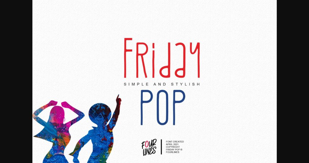 Friday Pop Font Poster 3