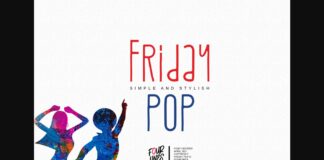 Friday Pop Font Poster 1