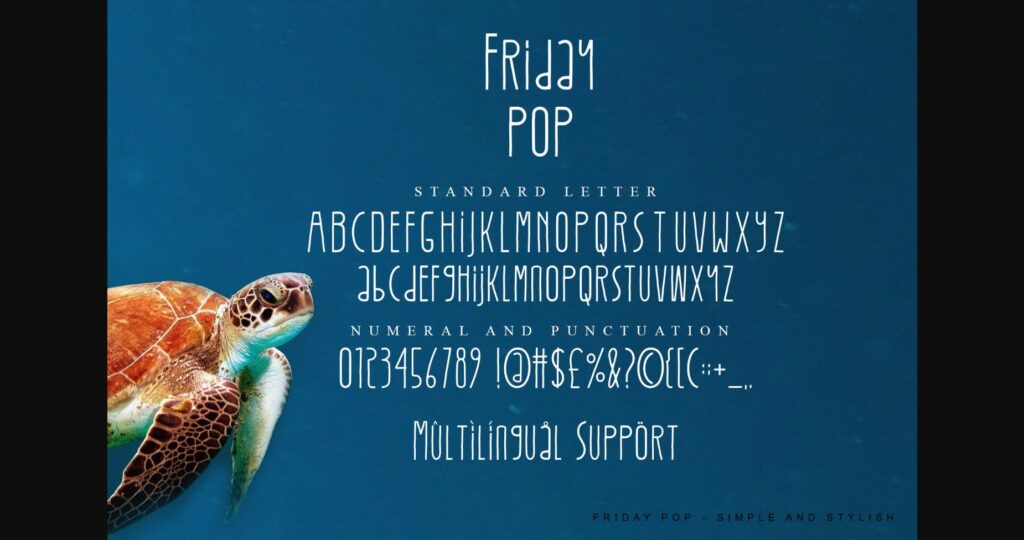 Friday Pop Font Poster 10