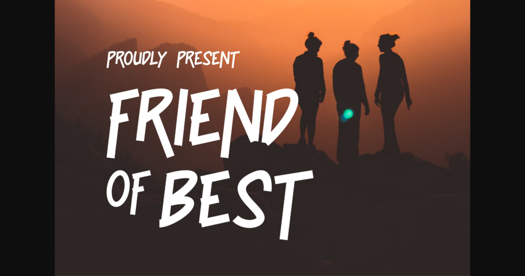 Friendofbest Font Poster 2