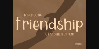 Friendship Font Poster 1