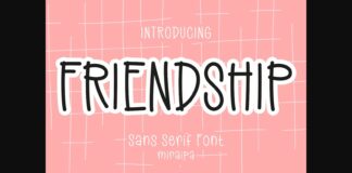 Friendship Font Poster 1