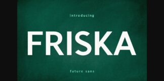 Friska Font Poster 1