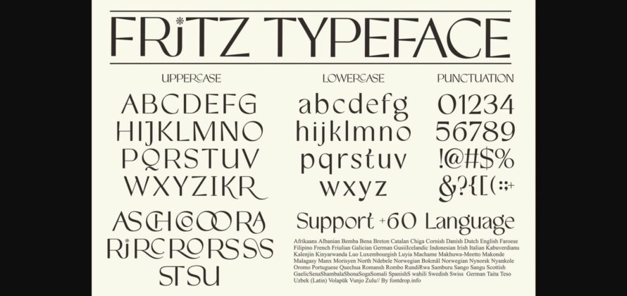 Fritz Font Poster 11