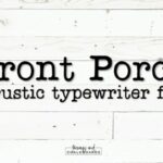 Front Porch Fonts