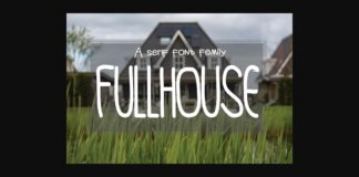 Fullhouse Font Poster 1