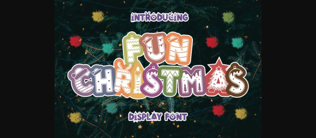 Fun Christmas Font Poster 3