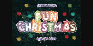 Fun Christmas Font Poster 1