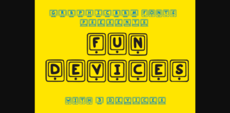 Fun Devices Font Poster 1