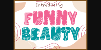 Funny Beauty Font Poster 1