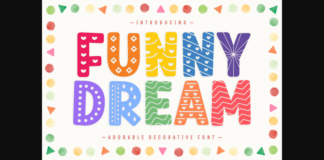 Funny Dream Font Poster 1