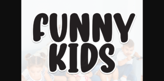 Funny Kids Font Poster 1