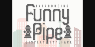 Funny Pipe Font Poster 1