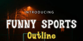 Funny Sports Outline Fonts