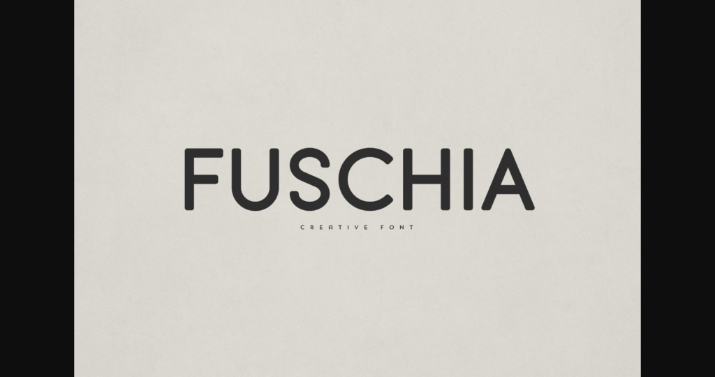 Fuschia Font Poster 3