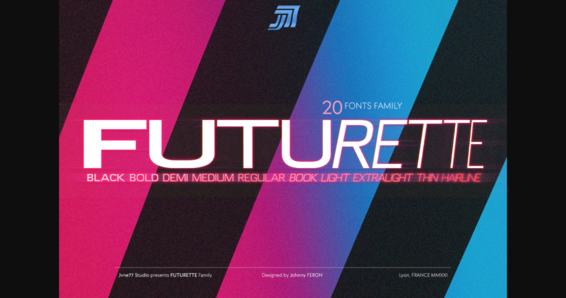 Futurette FF Font Poster 3