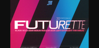 Futurette FF Font Poster 1