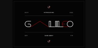 Galileo Font Poster 1